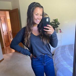 We The Free Grey Long Sleeve